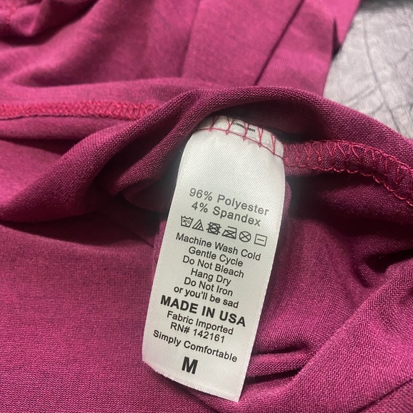 NWT LulaRoe Lynne Long Sleeve Top (M) - Picture 5 of 6